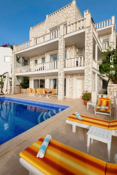 Luxuriöse Natursteinvilla  Ketchy, Maison 14 personnes à Kalkan - Photo 11