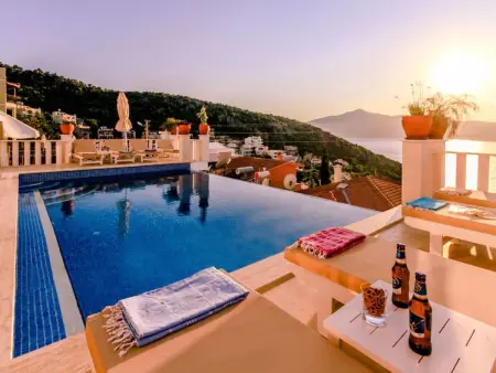 Luxuriöse Natursteinvilla  Ketchy, Maison 14 personnes à Kalkan - Photo 19