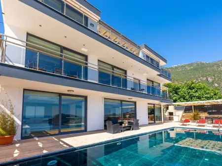 Villa mit Traum-Meerblick für 12 Personen, Maison 12 personnes à Kalkan - Photo 1
