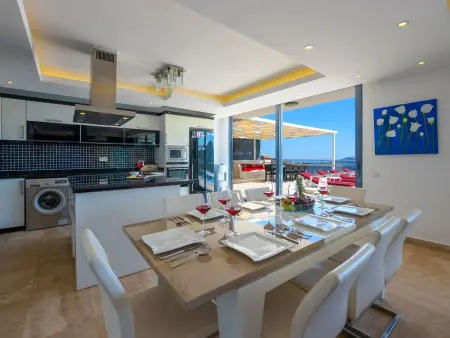 Villa mit Traum-Meerblick für 12 Personen, Maison 12 personnes à Kalkan - Photo 30