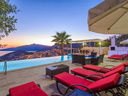 Villa für 10 P mit unglaublichem Ausblick, Maison 10 personnes à Kalkan - Photo 4