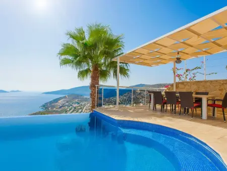 Villa für 10 P mit unglaublichem Ausblick, Maison 10 personnes à Kalkan - Photo 10