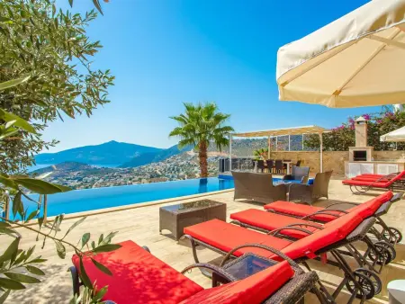Villa für 10 P mit unglaublichem Ausblick, Maison 10 personnes à Kalkan - Photo 12