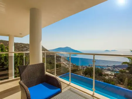 Villa für 10 P mit unglaublichem Ausblick, Maison 10 personnes à Kalkan - Photo 36