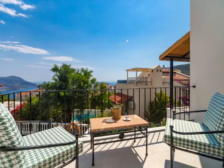 Moderne Villa  Verde Kalkan  mit großem Garte, Maison 6 personnes à Kalkan - Photo 13