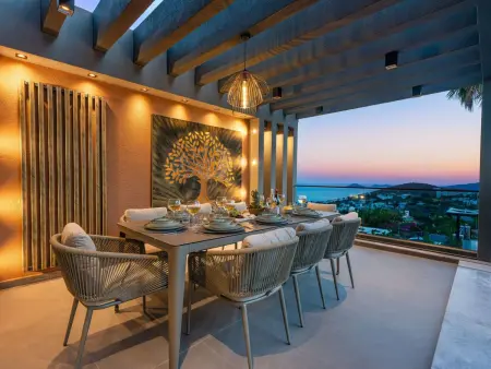 Designervilla mit Sauna Hamam Meerblick, Maison 8 personnes à Kalkan - Photo 3