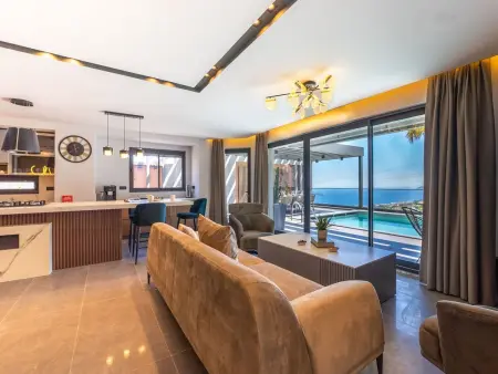Designervilla mit Sauna Hamam Meerblick, Maison 8 personnes à Kalkan - Photo 10