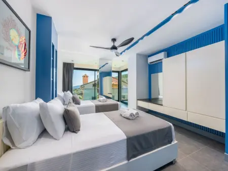 Designervilla mit Sauna Hamam Meerblick, Maison 8 personnes à Kalkan - Photo 21