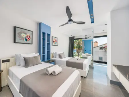 Designervilla mit Sauna Hamam Meerblick, Maison 8 personnes à Kalkan - Photo 22