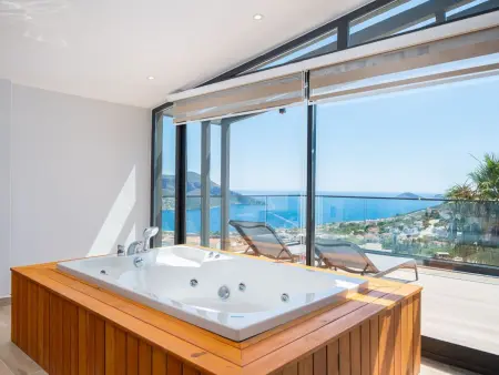 Designervilla mit Sauna Hamam Meerblick, Maison 8 personnes à Kalkan - Photo 25