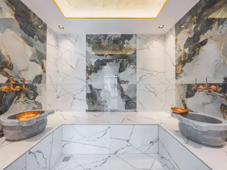 Designervilla mit Sauna Hamam Meerblick, Maison 8 personnes à Kalkan - Photo 27