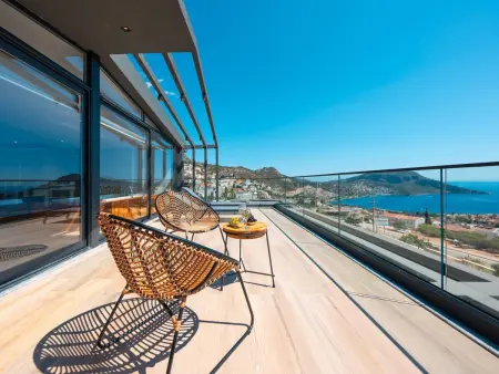 Designervilla mit Sauna Hamam Meerblick, Maison 8 personnes à Kalkan - Photo 36