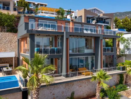 Villa Blueline mit Pool und Meerblick, im Zentrum - Photo 1
