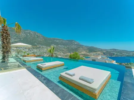 Moderne Luxusvilla für bis zu 12 Personen, Maison 12 personnes à Kalkan - Photo 3