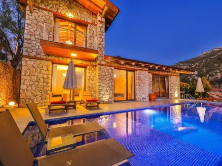 Natursteinhaus mit Pool in Kalkan Islamlar, Maison 6 personnes à Kalkan - Photo 2