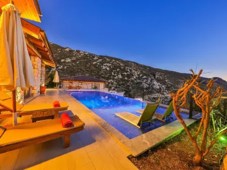 Natursteinhaus mit Pool in Kalkan Islamlar, Maison 6 personnes à Kalkan - Photo 3
