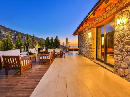 Natursteinhaus mit Pool in Kalkan Islamlar, Maison 6 personnes à Kalkan - Photo 7