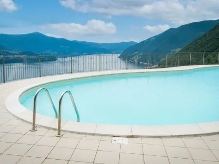 Serafino - Terrasse und Pool am Iseosee, Appartement 2 personnes à Fonteno - Photo 7