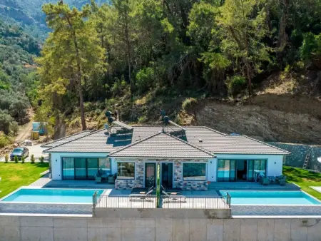 Villa mit Infinity in Fethiye Faralya, Maison 6 personnes à Ölüdeniz - Photo 4