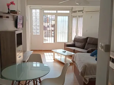 Studio à Torre del Mar, proche plage, piscine, animaux admis - Photo 15