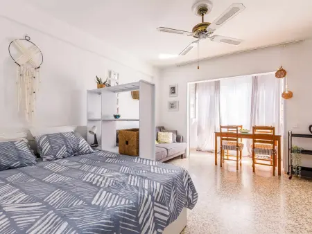 Studio moderne à Torre del Mar, proche plage, climatisation - Photo 1