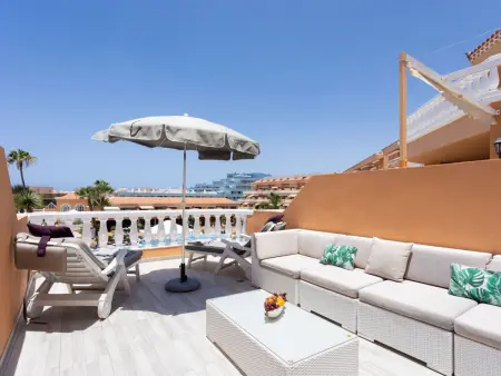 Moderne Wohnung mit Meerblick und Pool, Appartement 6 personnes à Playa de las Américas - Photo 33