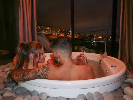 mit überdachtem Pool in Tijoco Bajo, Maison 7 personnes à Adeje - Photo 17