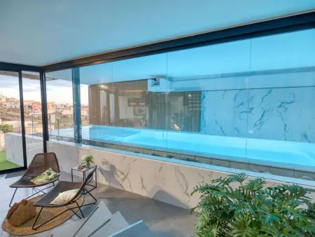 mit überdachtem Pool in Tijoco Bajo, Maison 7 personnes à Adeje - Photo 28