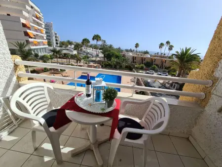 Appartement Borinquen mit Pool und Meerblick, Appartement 2 personnes à Costa Adeje - Photo 1