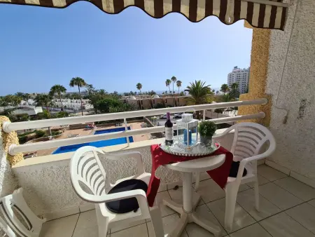Appartement Borinquen mit Pool und Meerblick, Appartement 2 personnes à Costa Adeje - Photo 6