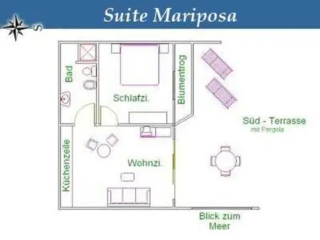 Hochwertig ausgestattete Ferienwohnung Mariposa, Appartement 3 personnes à Playa San Juan - Photo 9