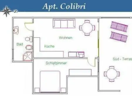 Moderne Ferienwohnung Colibri mit Terrasse, Appartement 3 personnes à Playa San Juan - Photo 14