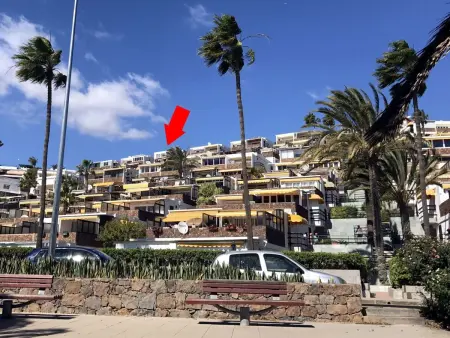 Charmante Wohnung mit Meerblick in San Agustin, Appartement 4 personnes à Maspalomas - Photo 33