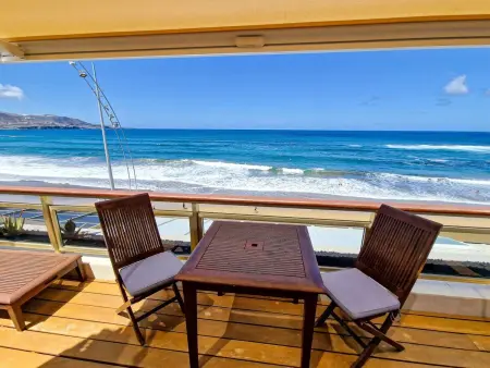Schöne Ferienwohnung direkt am Strand, Appartement 4 personnes à Las Palmas - Photo 6