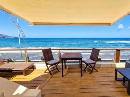 Schöne Ferienwohnung direkt am Strand, Appartement 4 personnes à Las Palmas - Photo 7
