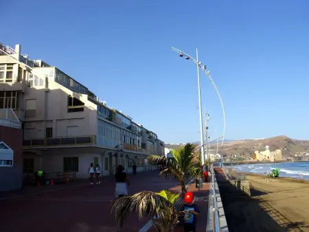 Schöne Ferienwohnung direkt am Strand, Appartement 4 personnes à Las Palmas - Photo 39