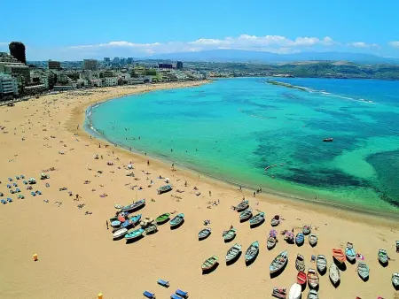 Schöne Ferienwohnung direkt am Strand, Appartement 4 personnes à Las Palmas - Photo 43
