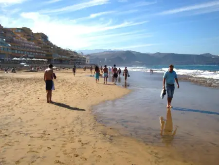 Schöne Ferienwohnung direkt am Strand, Appartement 4 personnes à Las Palmas - Photo 44