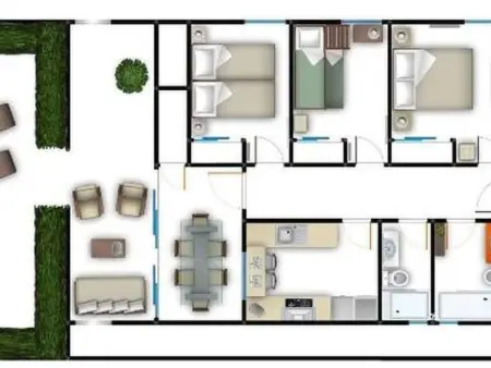 Charmantes Ferienhaus mit großer Terrasse, Maison 6 personnes à Betlem - Photo 38