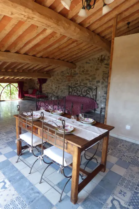 mit privatem Pool in üppiger Umgebung, Maison 2 personnes à Caixas - Photo 2