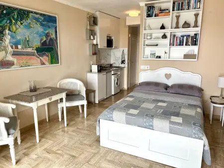 Studio mit Terrasse und Panoramablick, Appartement 2 personnes à Villefranche sur Mer - Photo 1