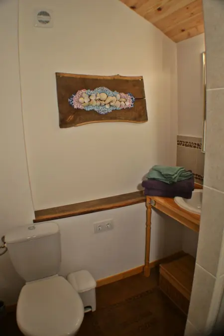 in Sarraguzan mit Privatem Pool, Maison 6 personnes à Sarraguzan - Photo 12