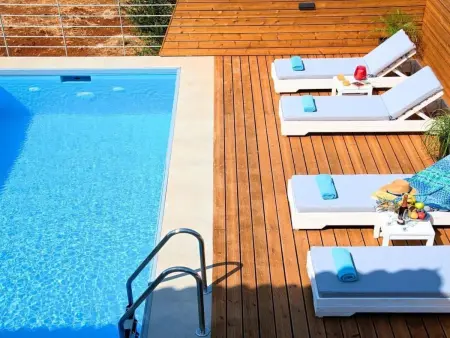 Villa  Etoile Villa  mit Blick auf das Wasser, Maison 9 personnes à Agios Nikolaos (Crete) - Photo 4