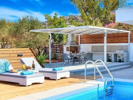 Villa  Etoile Villa  mit Blick auf das Wasser, Maison 9 personnes à Agios Nikolaos (Crete) - Photo 5