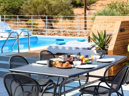 Villa  Etoile Villa  mit Blick auf das Wasser, Maison 9 personnes à Agios Nikolaos (Crete) - Photo 7