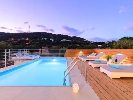 Villa  Etoile Villa  mit Blick auf das Wasser, Maison 9 personnes à Agios Nikolaos (Crete) - Photo 30