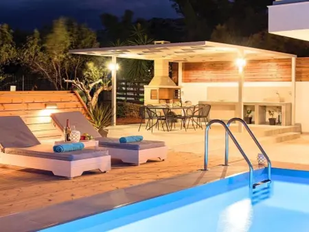 Villa  Etoile Villa  mit Blick auf das Wasser, Maison 9 personnes à Agios Nikolaos (Crete) - Photo 31