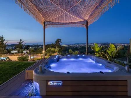 Haus in Theriso mit privatem Pool, Maison 18 personnes à Agia Marina - Photo 34
