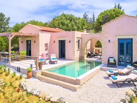 Hütte  Villa Vardis  mit eigenem Pool, Maison 8 personnes à Georgioupoli - Photo 6