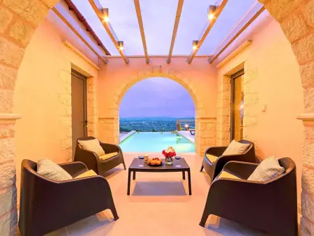 Hütte  Villa Vardis  mit eigenem Pool, Maison 8 personnes à Georgioupoli - Photo 31